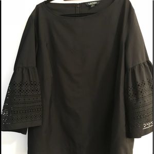 Super cute Ralph Lauren cotton bell sleeve blouse